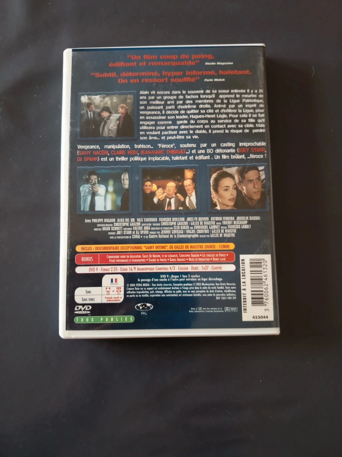 Dvd Féroce – photo 2